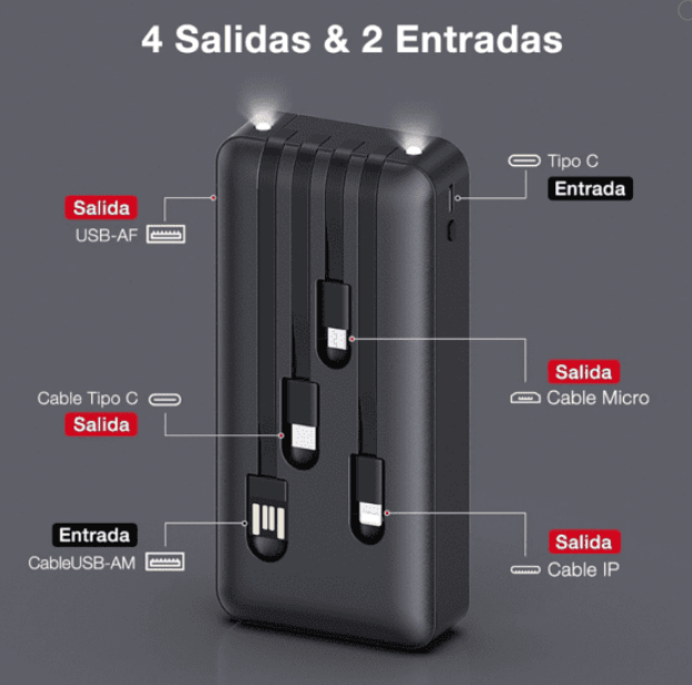 Cargador Portatil Power Bank