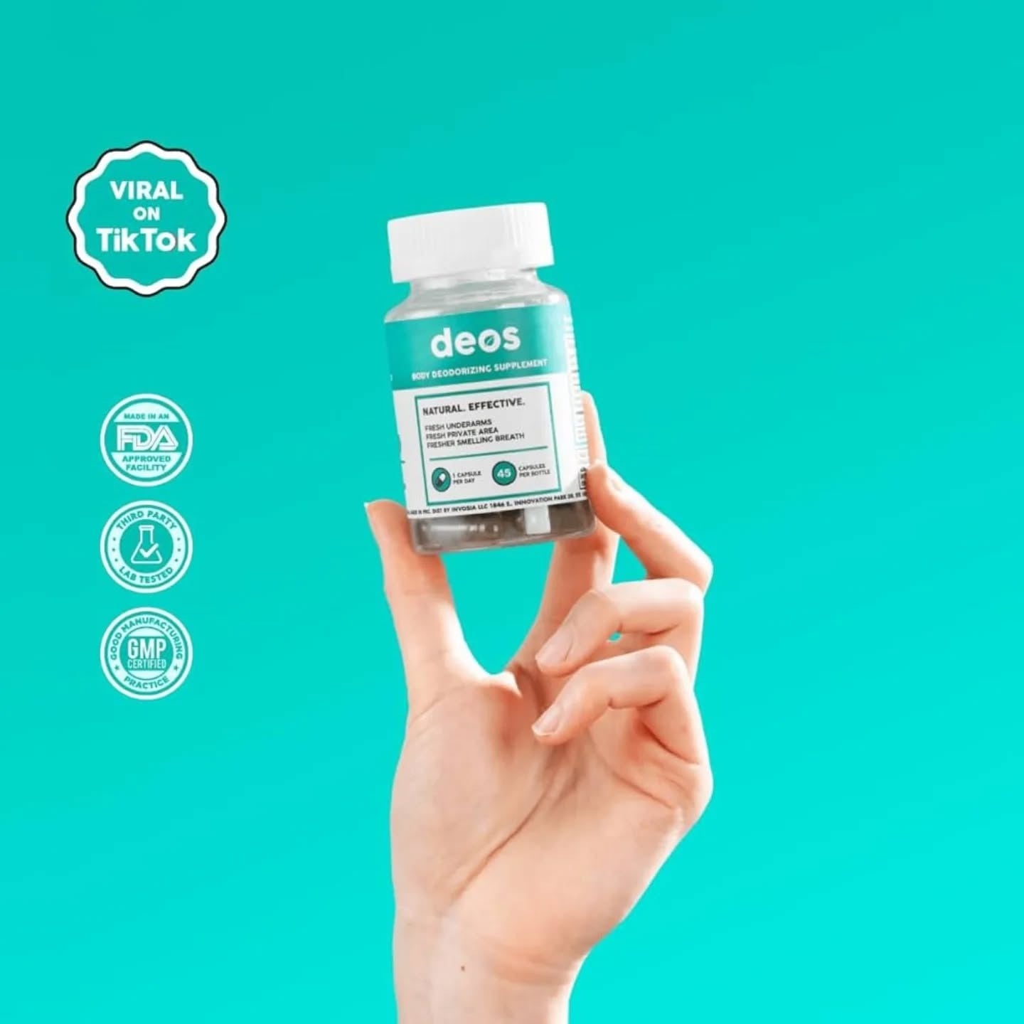 DEOS PREMIUM - DESODORANTE INTERNO 30 CÁPSULAS